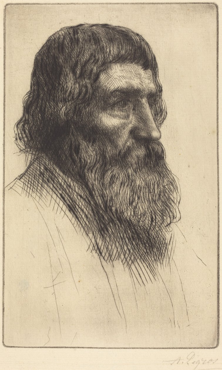 English Peasant (Angol paraszt) alkotó: Alphonse Legros