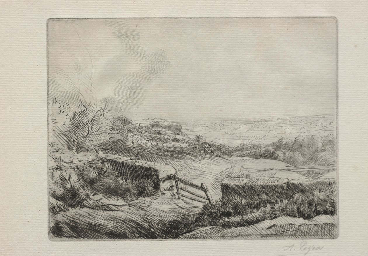 Bejárat a pályára. alkotó: Alphonse Legros