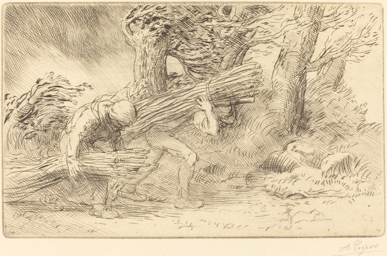 Köcsöggyűjtögetők (Les fagottiers) alkotó: Alphonse Legros