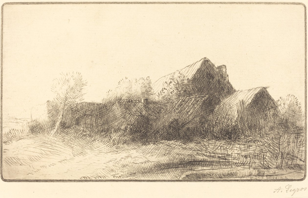 Farm A farm. alkotó: Alphonse Legros