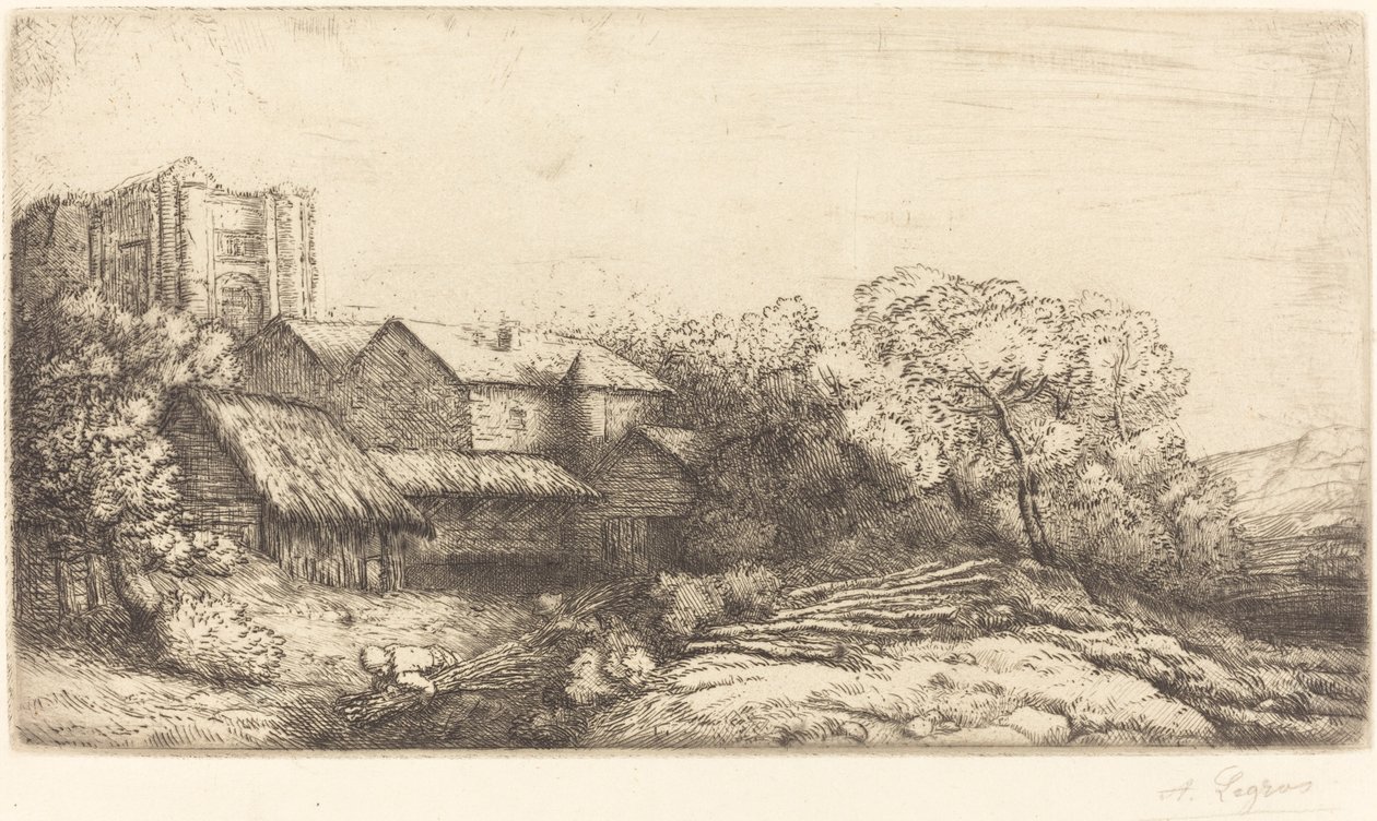 Farm a kolostorban alkotó: Alphonse Legros