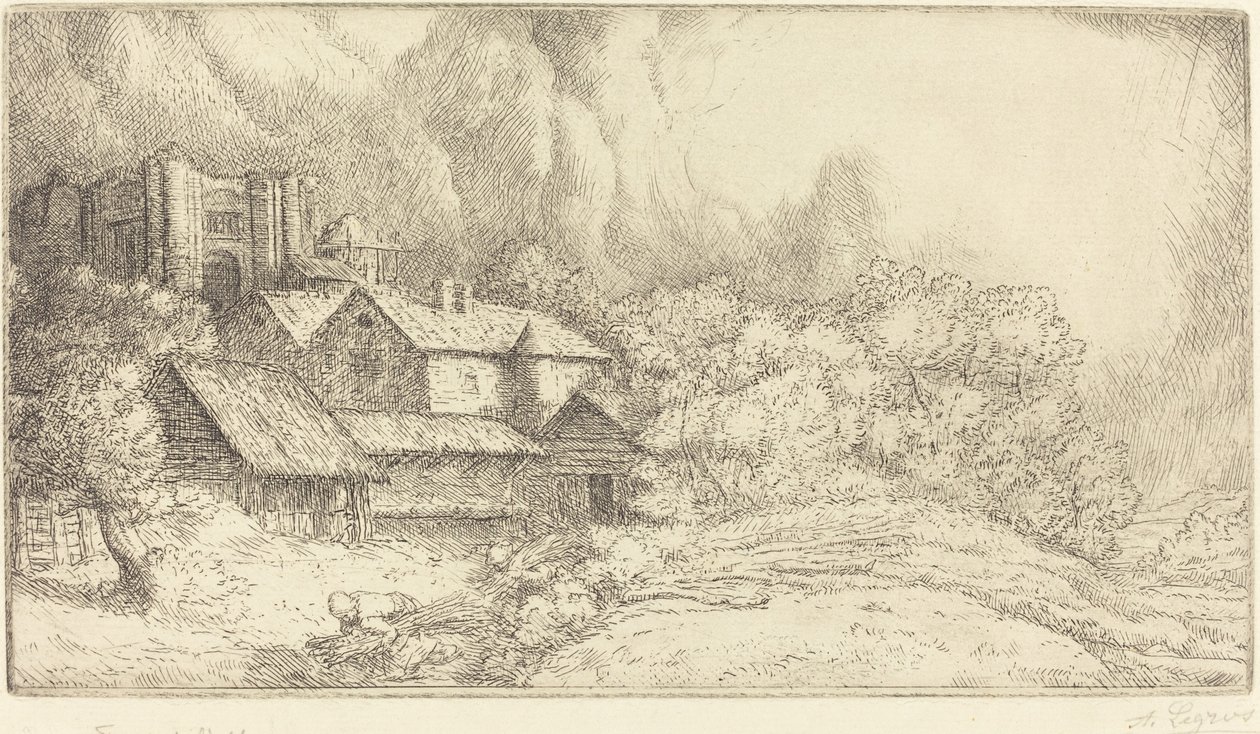 Farm a kolostorban alkotó: Alphonse Legros