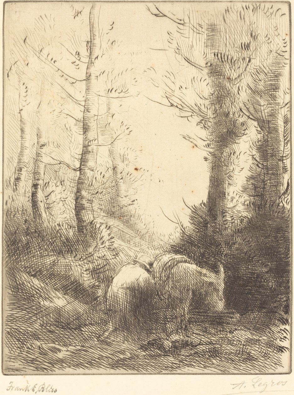 Farmer és szamara alkotó: Alphonse Legros