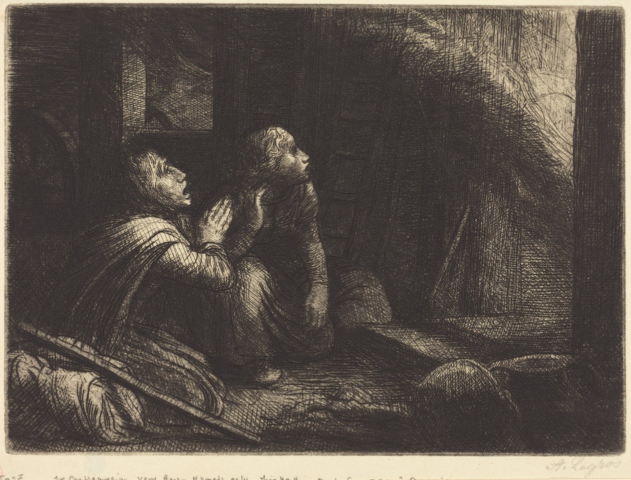 Tűz, 3. táblakép (A tűz) alkotó: Alphonse Legros