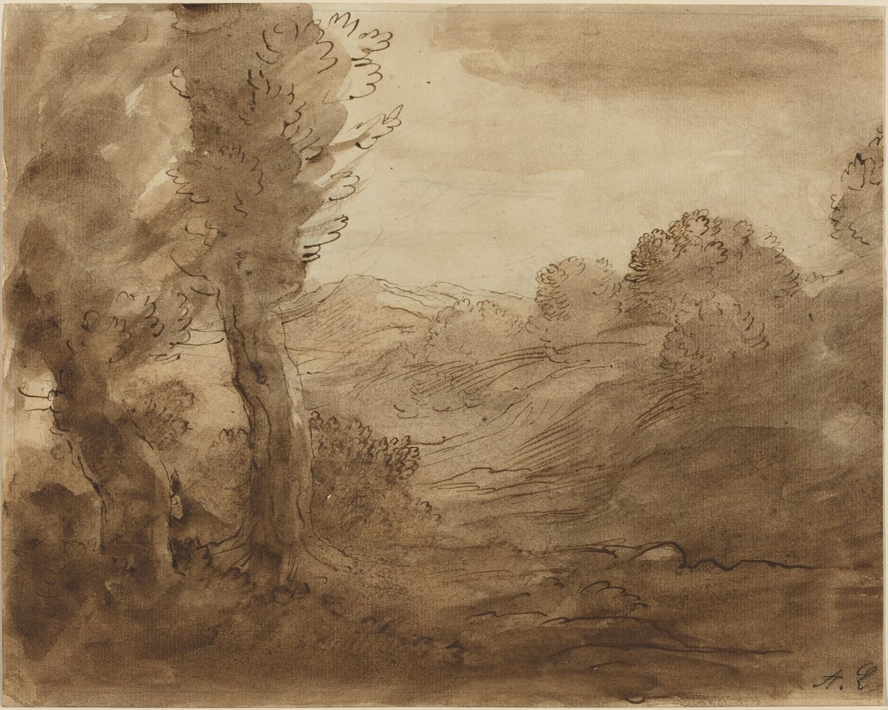 Gyalogút Burgundiában alkotó: Alphonse Legros