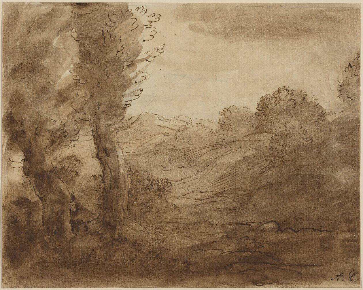 Gyalogút Burgundiában alkotó: Alphonse Legros