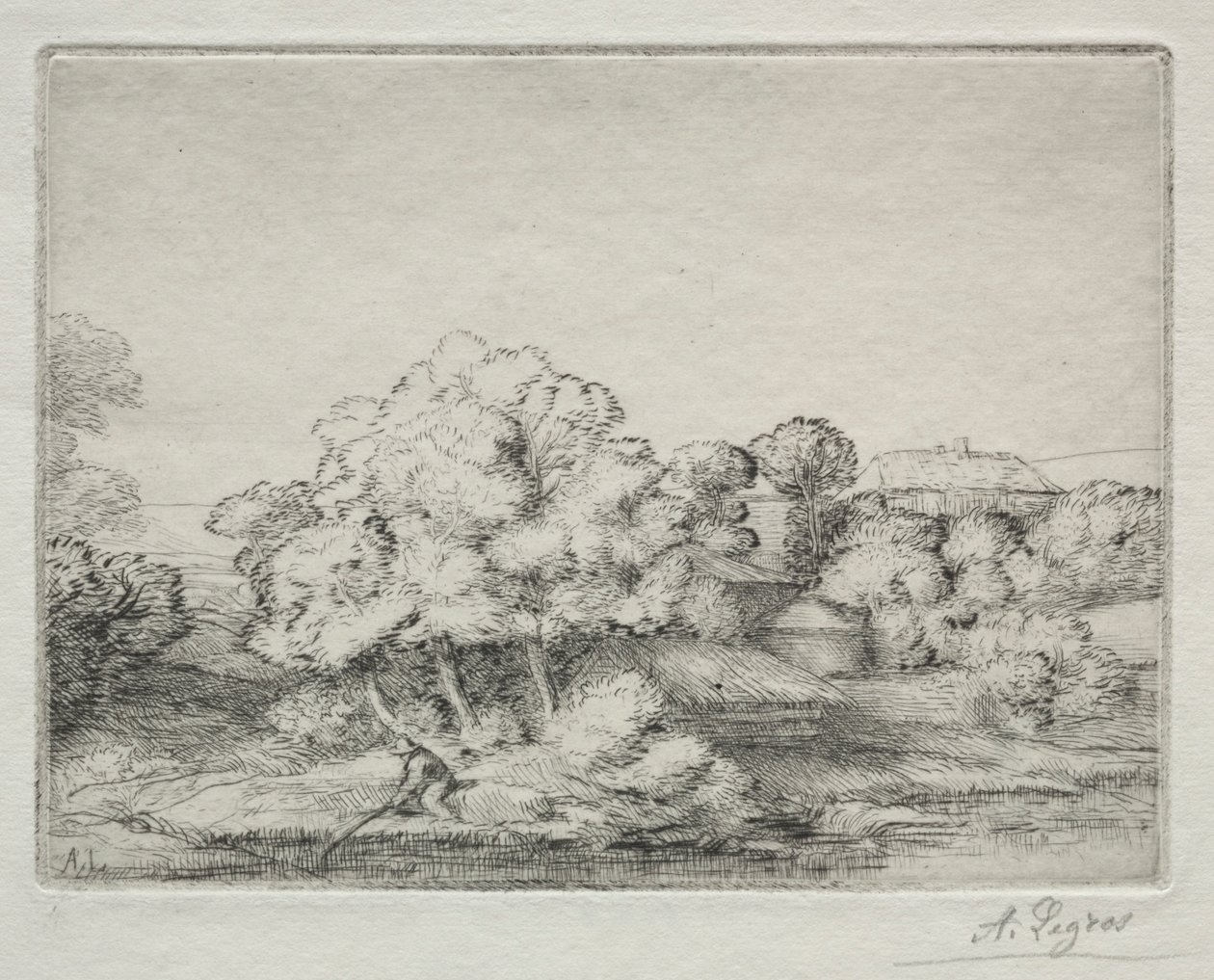 Hamlet a tó mellett Hamlet a tó mellett. alkotó: Alphonse Legros