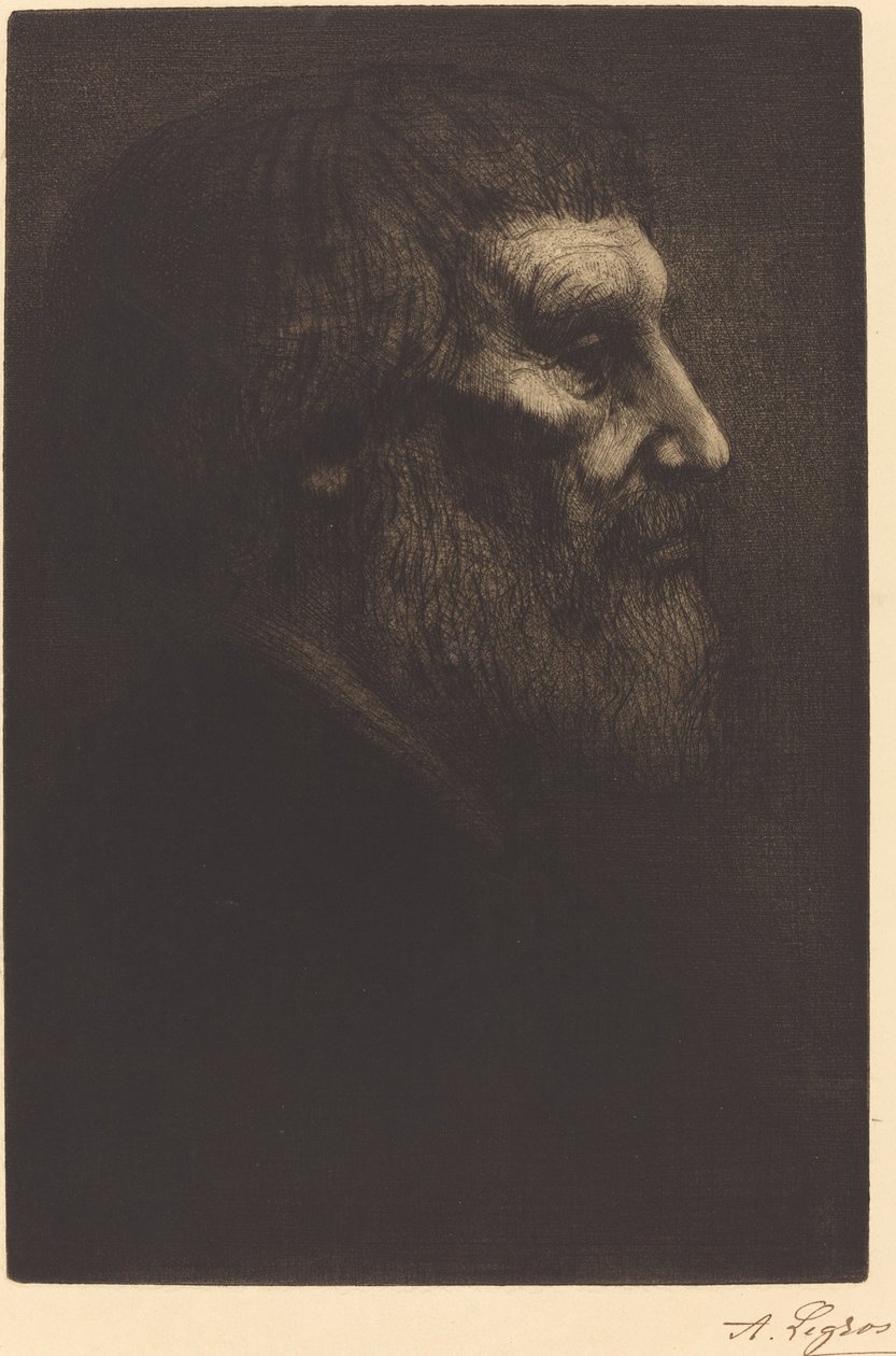 Koldus Tete de mendiant vezetője. alkotó: Alphonse Legros