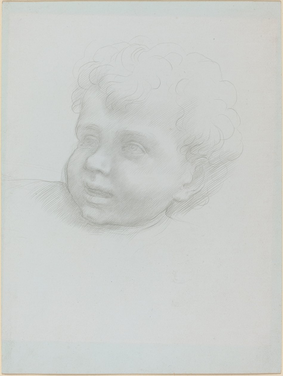 Egy gyermek feje alkotó: Alphonse Legros
