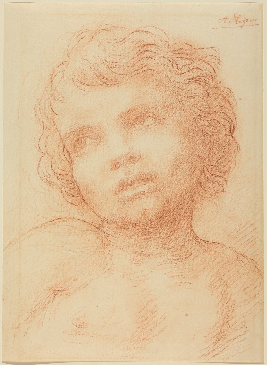 Gyermekfej alkotó: Alphonse Legros