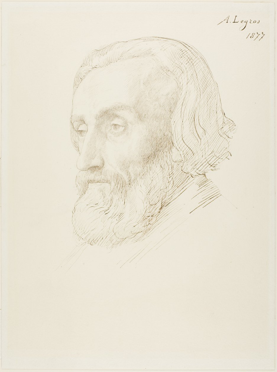 Egy ember feje alkotó: Alphonse Legros