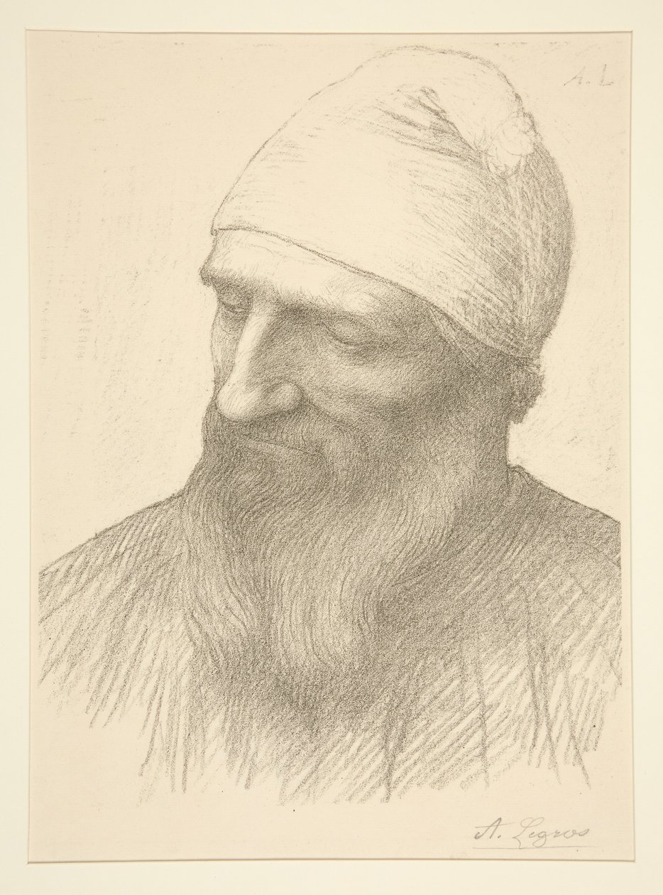 Egy ember feje alkotó: Alphonse Legros