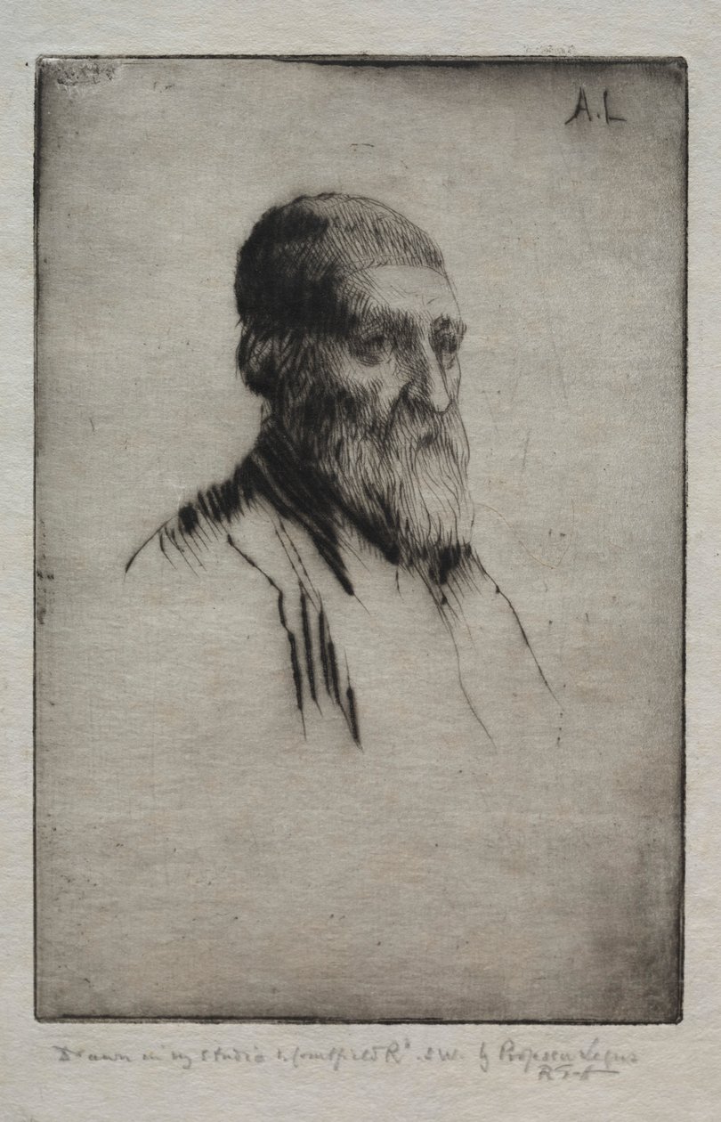 Egy ember feje. alkotó: Alphonse Legros