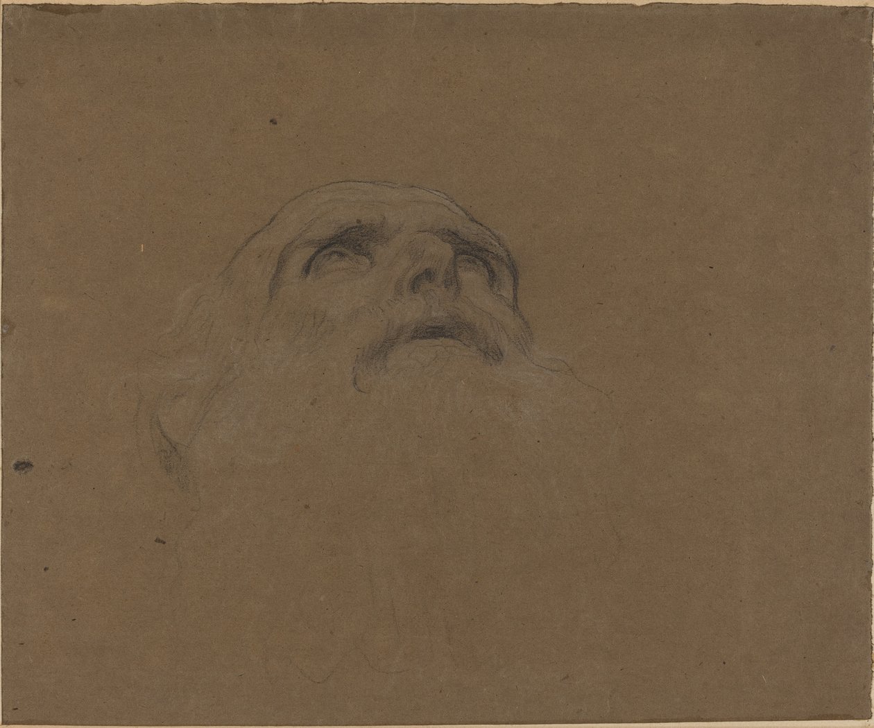 Egy öregember feje alkotó: Alphonse Legros