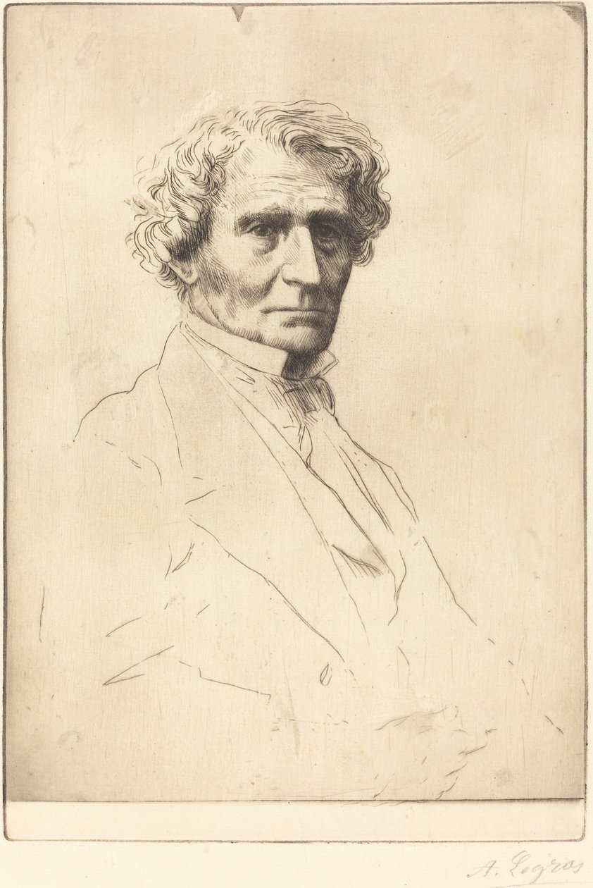 Hector Berlioz. alkotó: Alphonse Legros