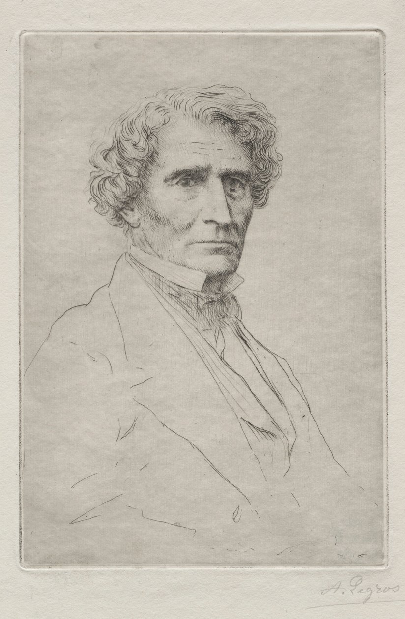 Hector Berlioz. alkotó: Alphonse Legros
