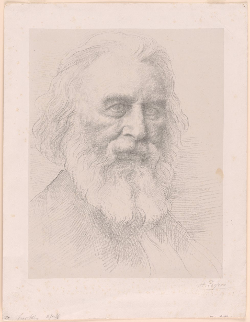 Henry Wadsworth Longfellow alkotó: Alphonse Legros