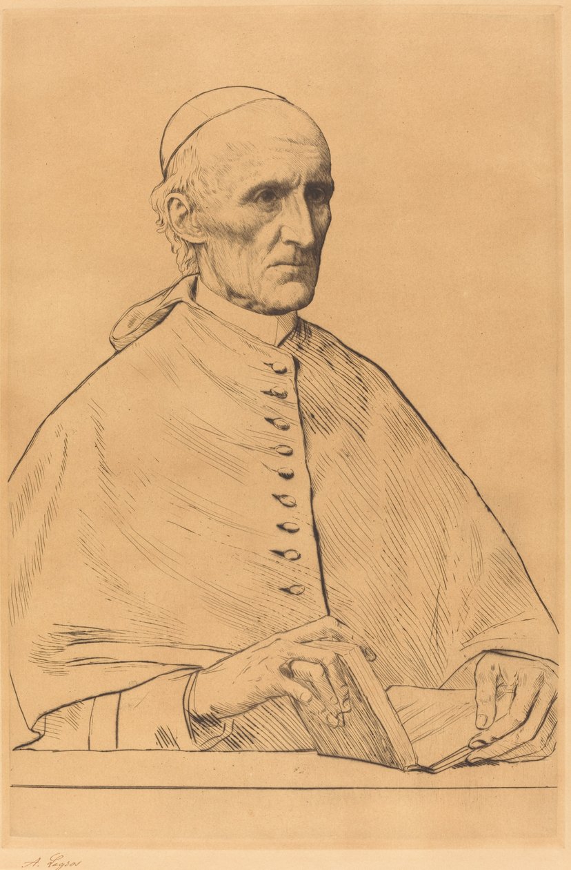 Őeminenciája Manning bíboros, 1. tábla alkotó: Alphonse Legros