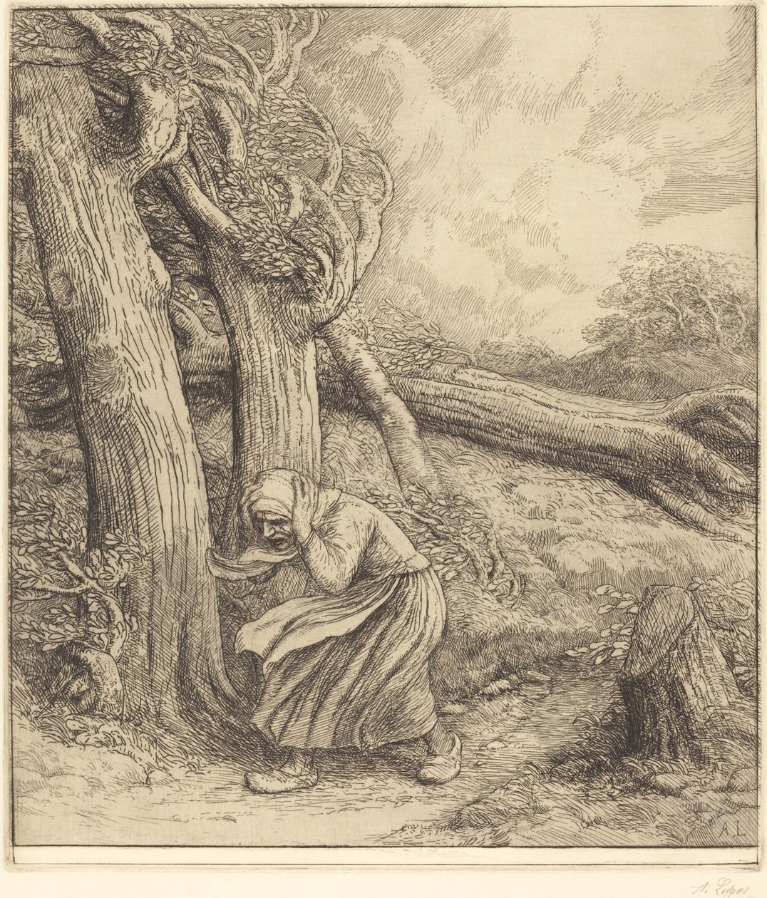 Hurricane (A hurrikán) alkotó: Alphonse Legros