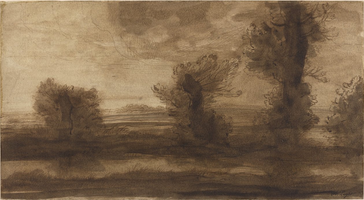 A Mocsarakban. alkotó: Alphonse Legros