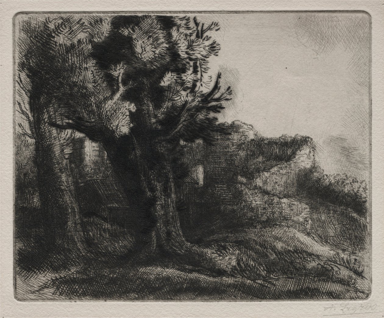 A romokban. alkotó: Alphonse Legros