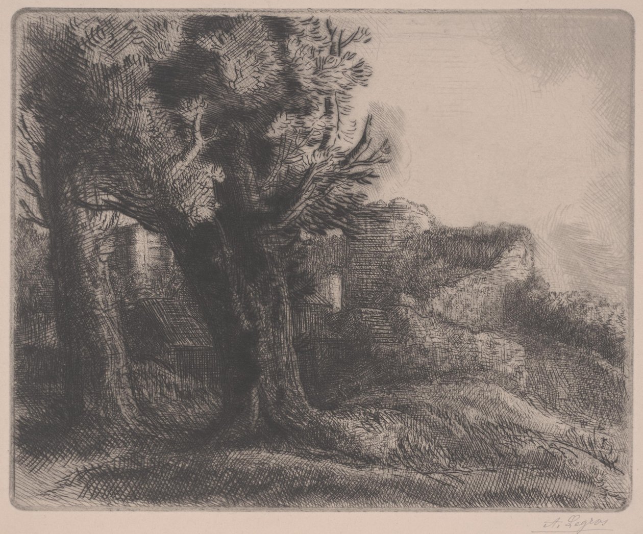 A romokban, 19. század közepe-XX. század eleje alkotó: Alphonse Legros