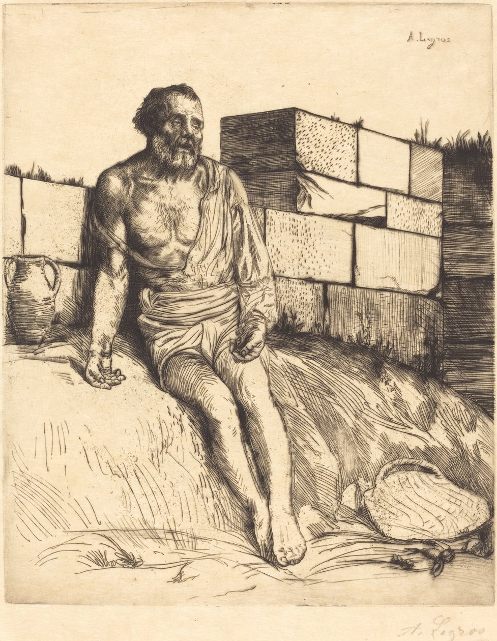 Állás, 1. lemez alkotó: Alphonse Legros