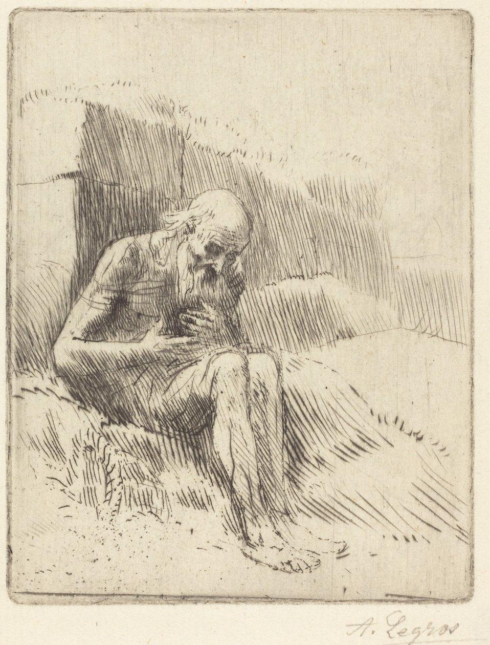 Jób, 2. táblázat alkotó: Alphonse Legros