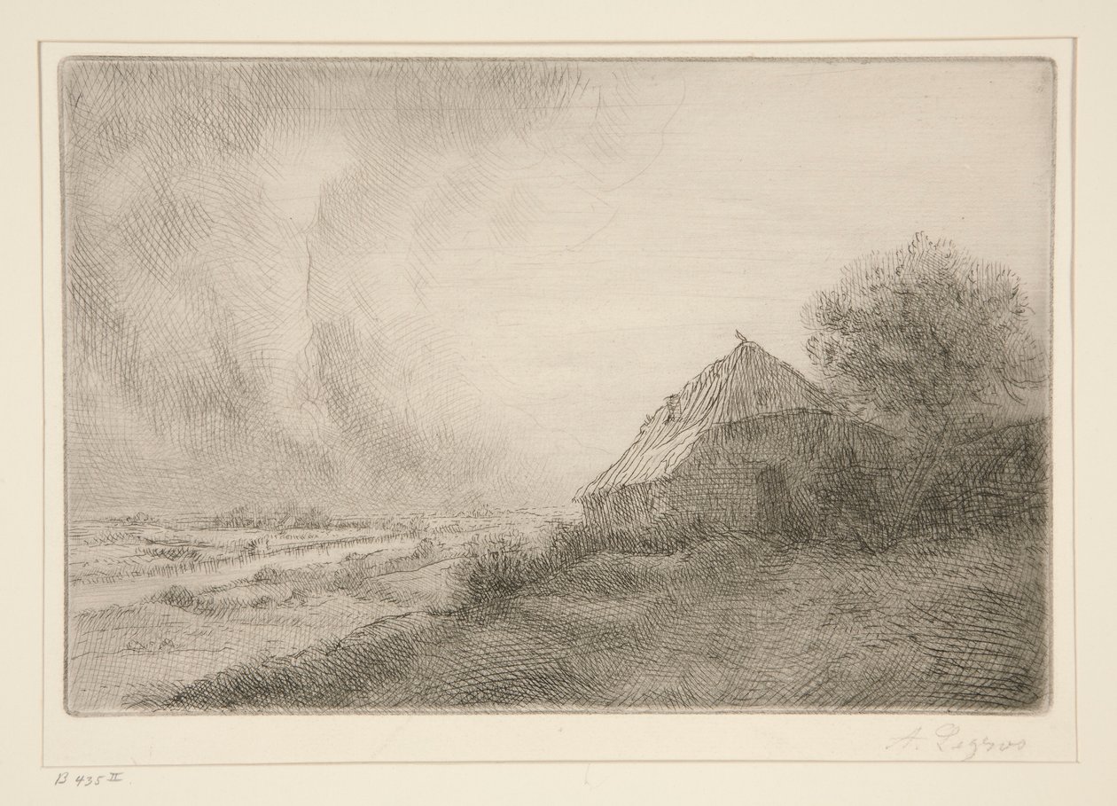 A kunyhó a hegyen alkotó: Alphonse Legros