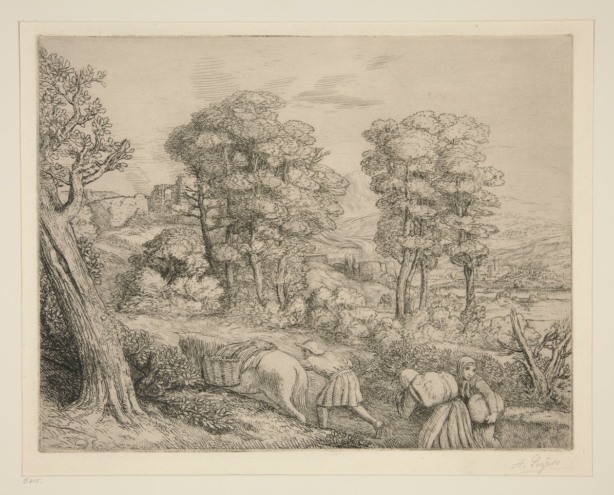 A visszatérés a farmra alkotó: Alphonse Legros
