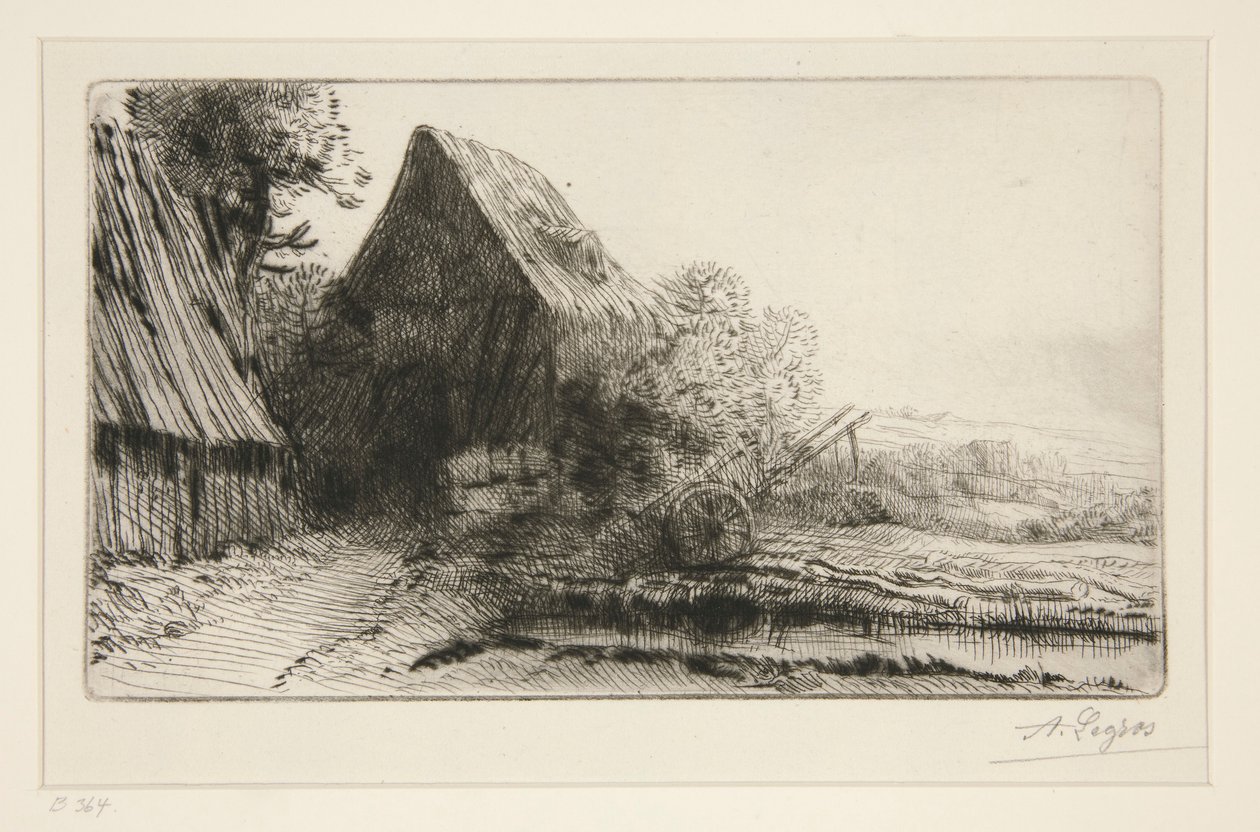A kerékgyártó háza (Wheelwright alkotó: Alphonse Legros
