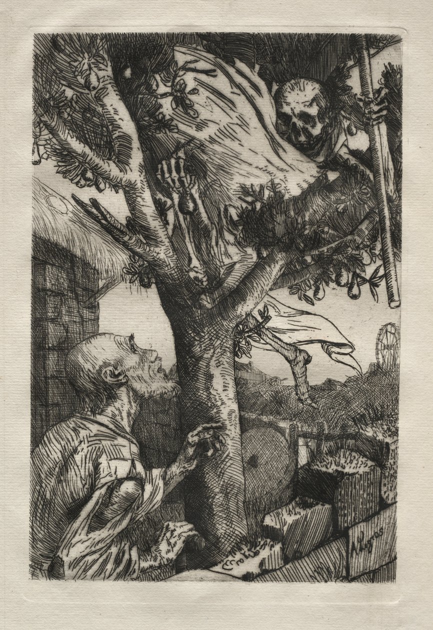 halál a körtefán alkotó: Alphonse Legros