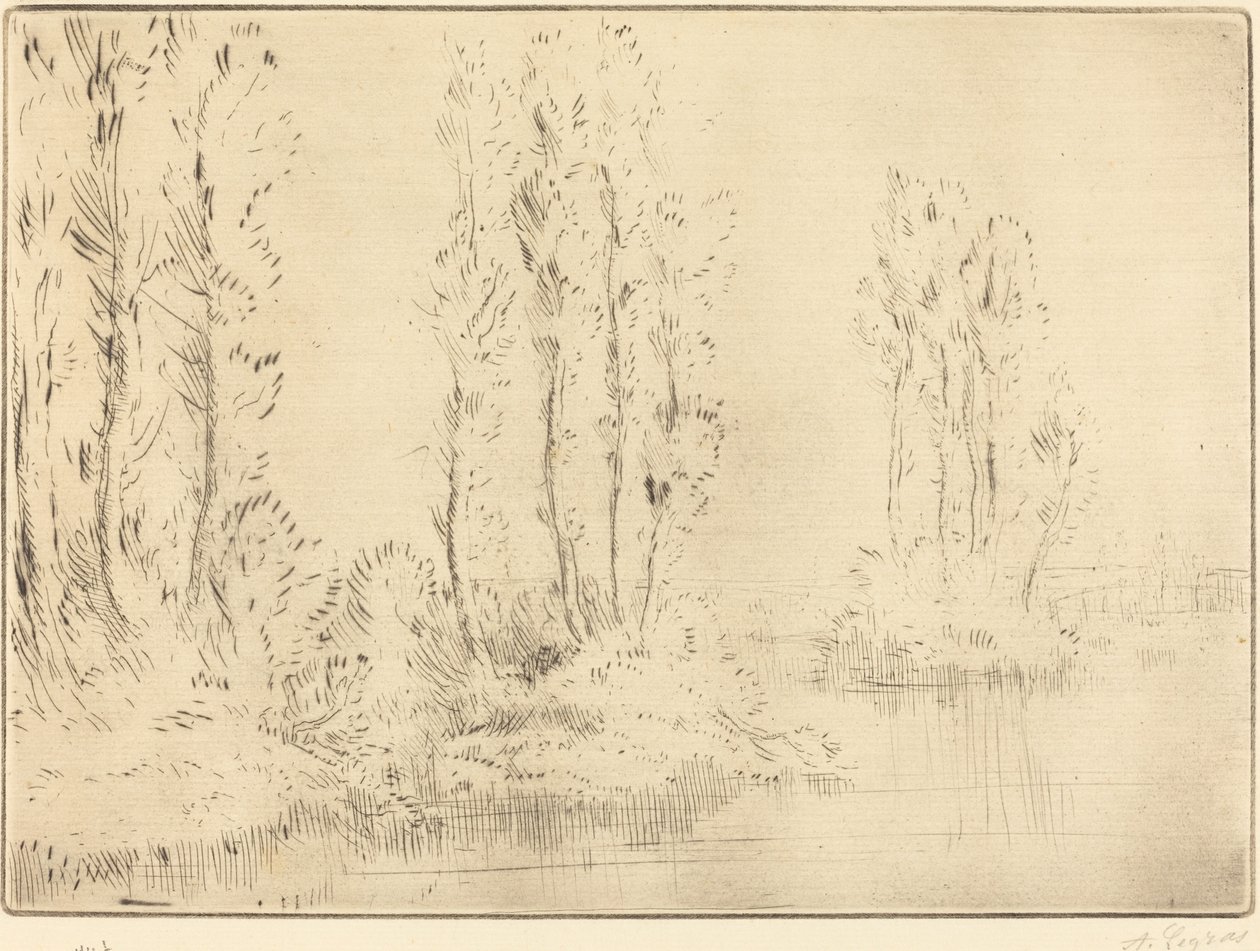 Tájkép alkotó: Alphonse Legros