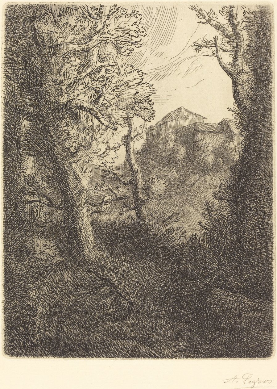 Tájkép alkotó: Alphonse Legros