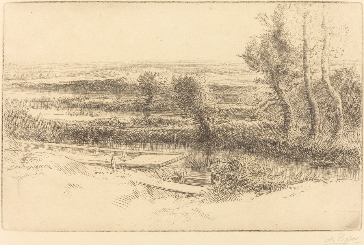 Tájkép alkotó: Alphonse Legros