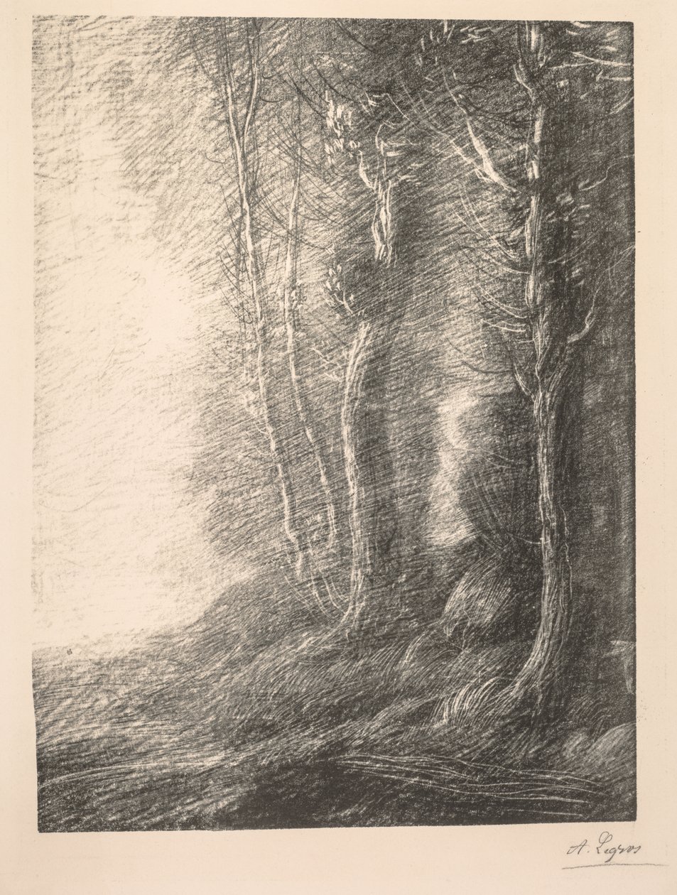 Tájkép alkotó: Alphonse Legros