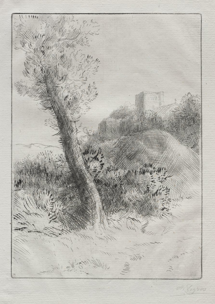 Tájkép alkotó: Alphonse Legros