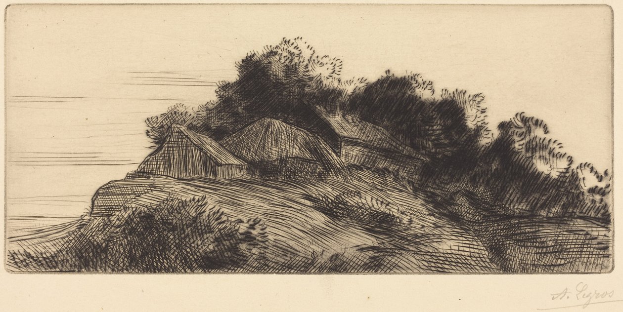 Tájkép alkotó: Alphonse Legros