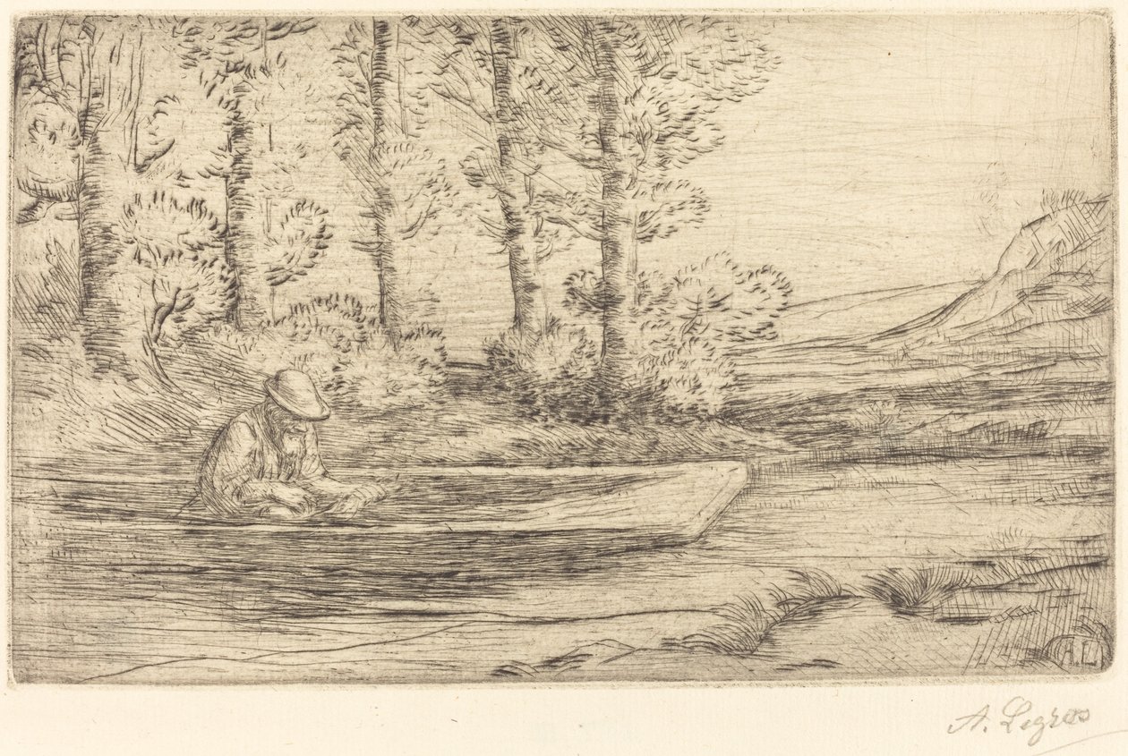 Táj Táj. alkotó: Alphonse Legros