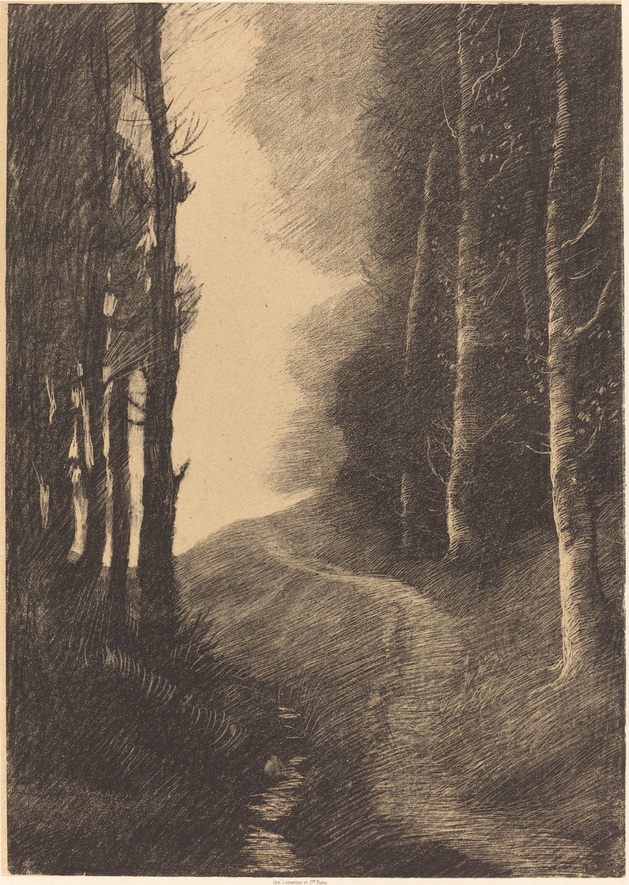 Táj nyírfákkal alkotó: Alphonse Legros