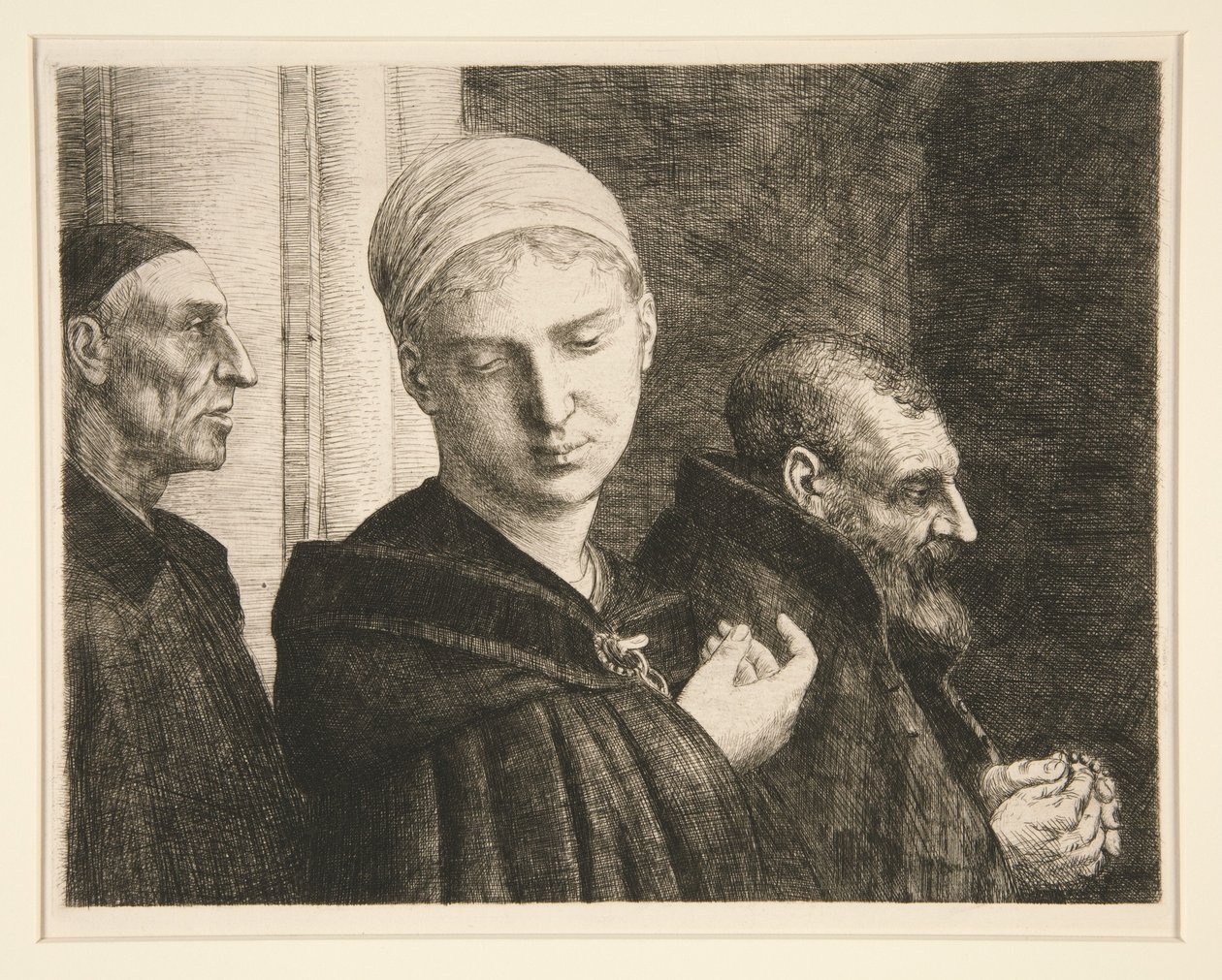 Le Bapteme (A keresztelő) alkotó: Alphonse Legros