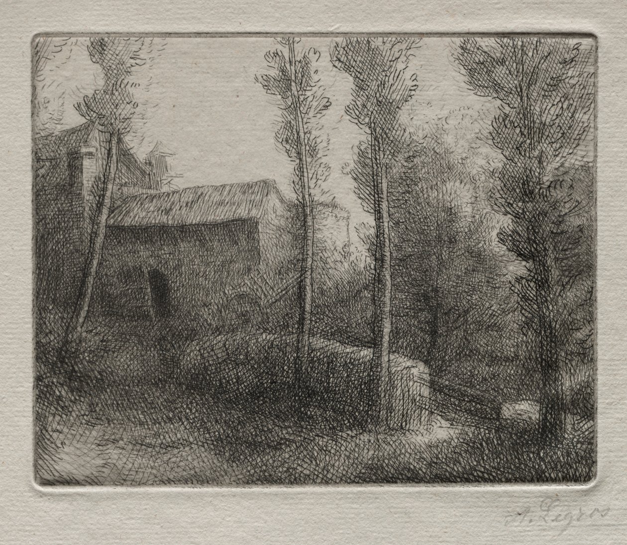 A Malom-híd alkotó: Alphonse Legros