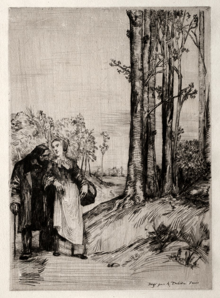 A lábadozó járása alkotó: Alphonse Legros