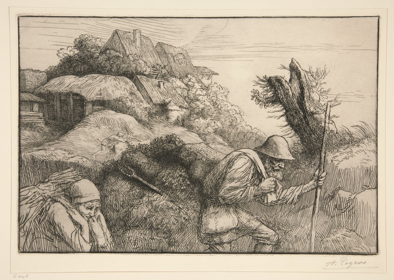 Visszatérés az erdőből alkotó: Alphonse Legros