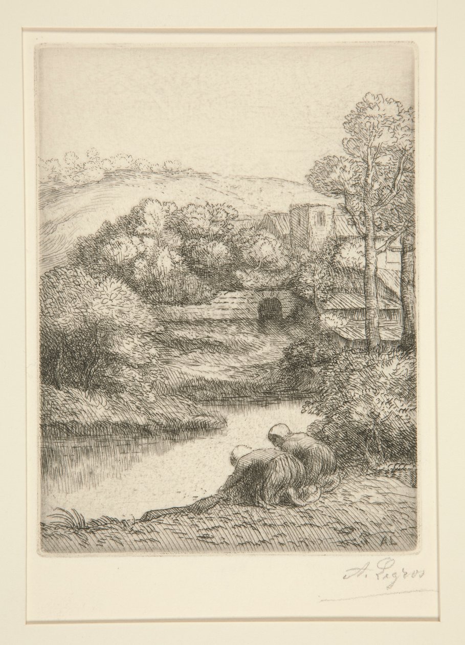 Mosóház, vagy Mosónők alkotó: Alphonse Legros