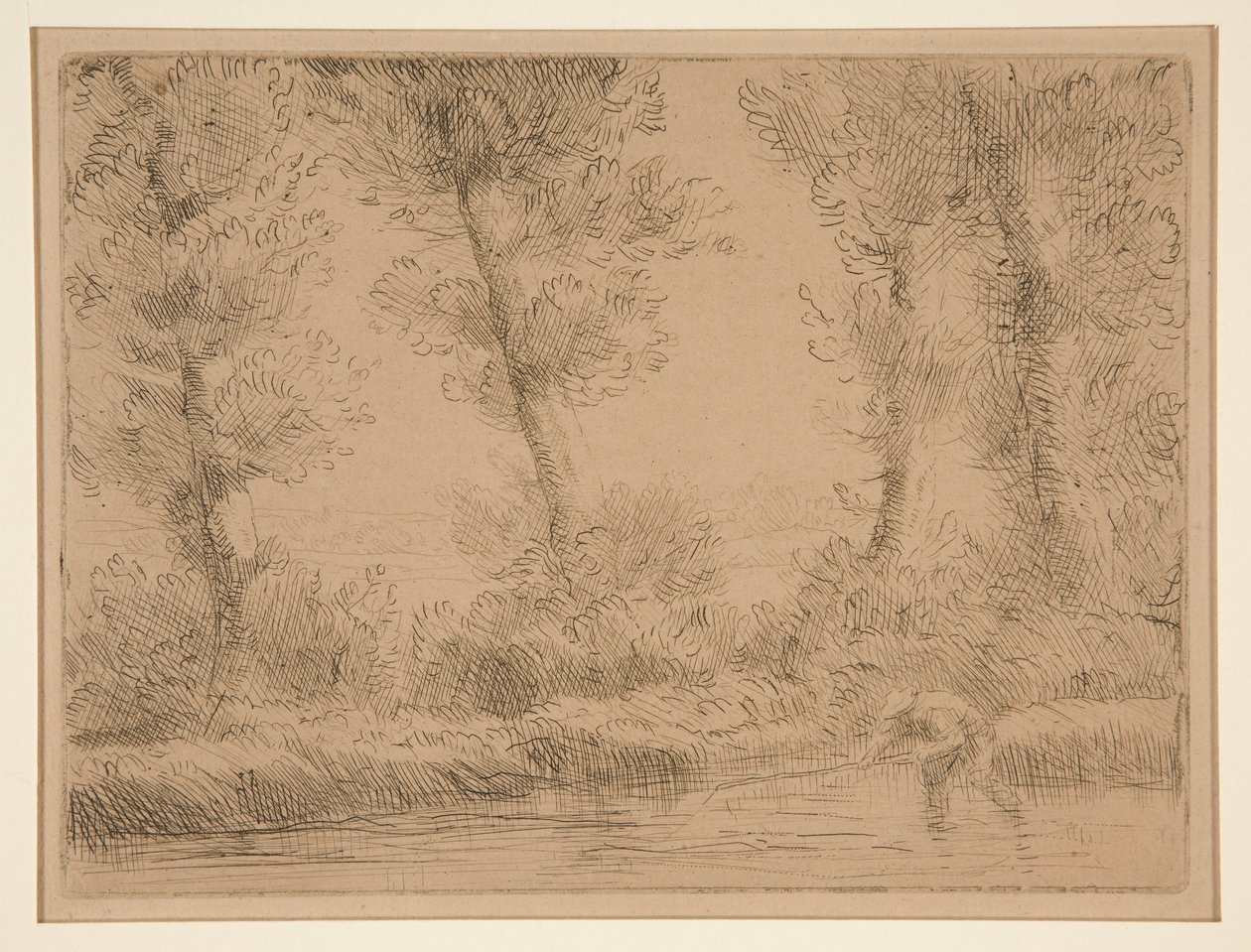Les Bords de la Liane (A Liane partja) alkotó: Alphonse Legros