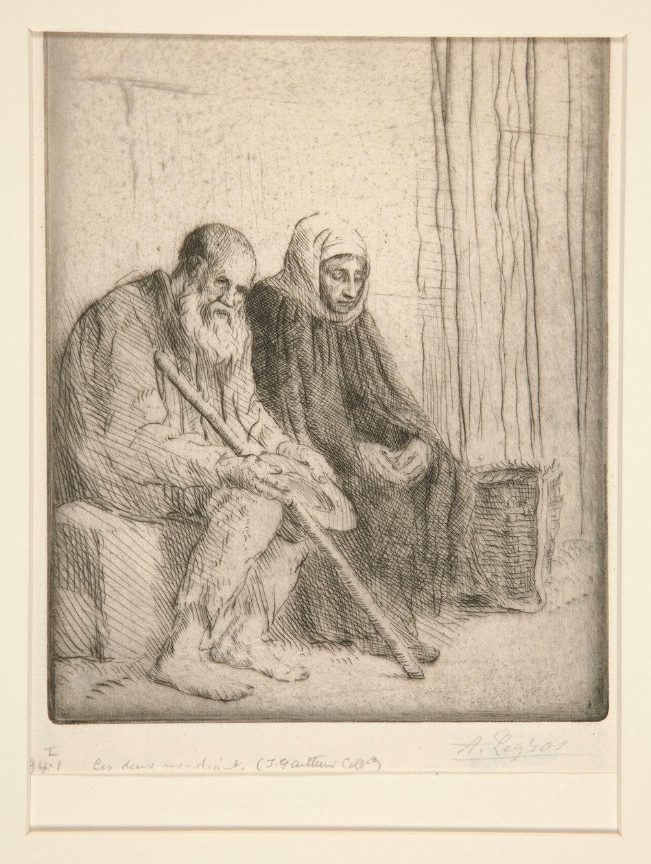 A két koldus (két koldus) alkotó: Alphonse Legros