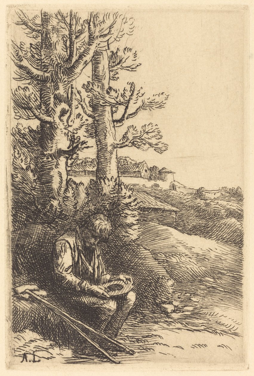 Kis koldus (A kis koldus) alkotó: Alphonse Legros
