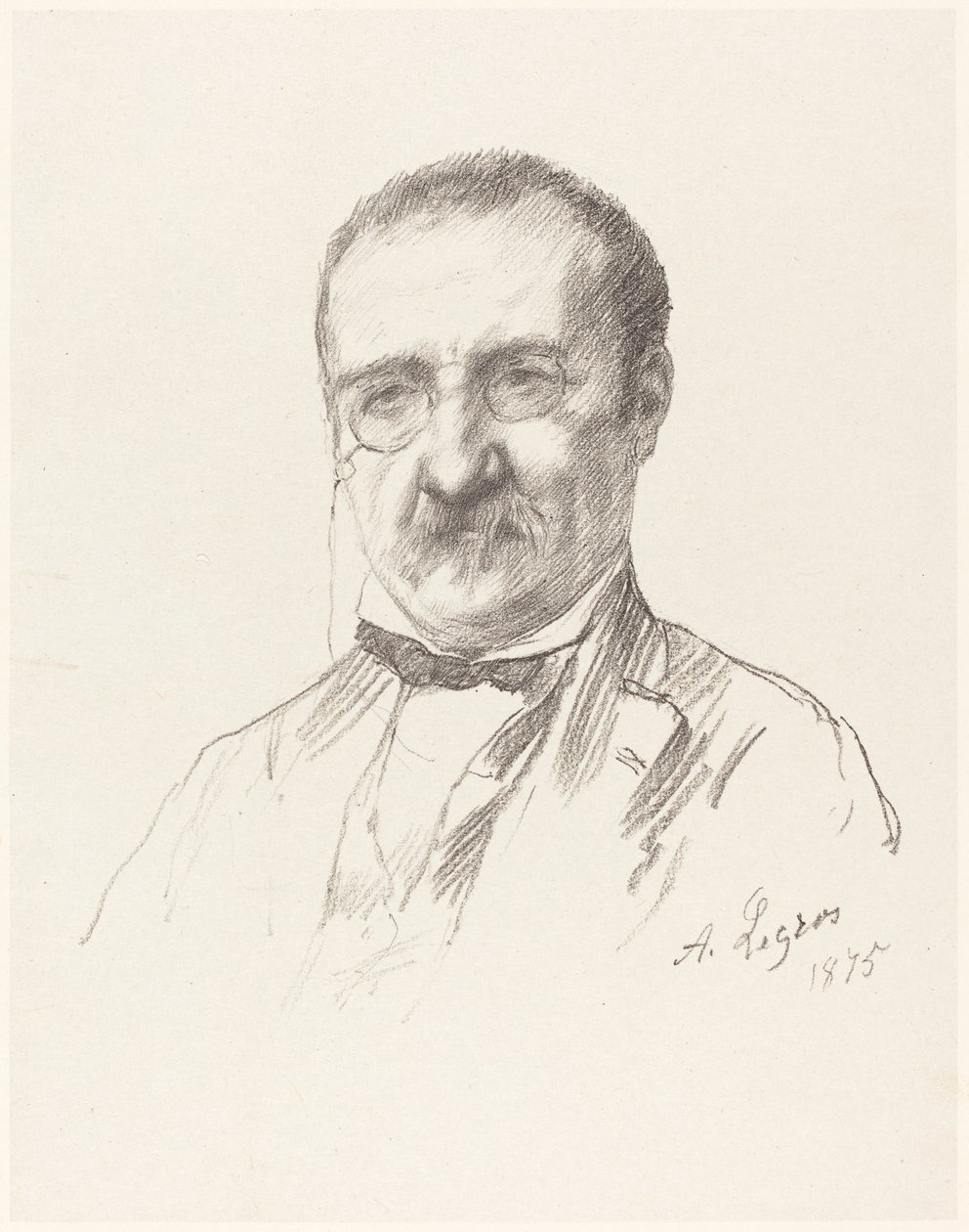 M. Champfleury alkotó: Alphonse Legros