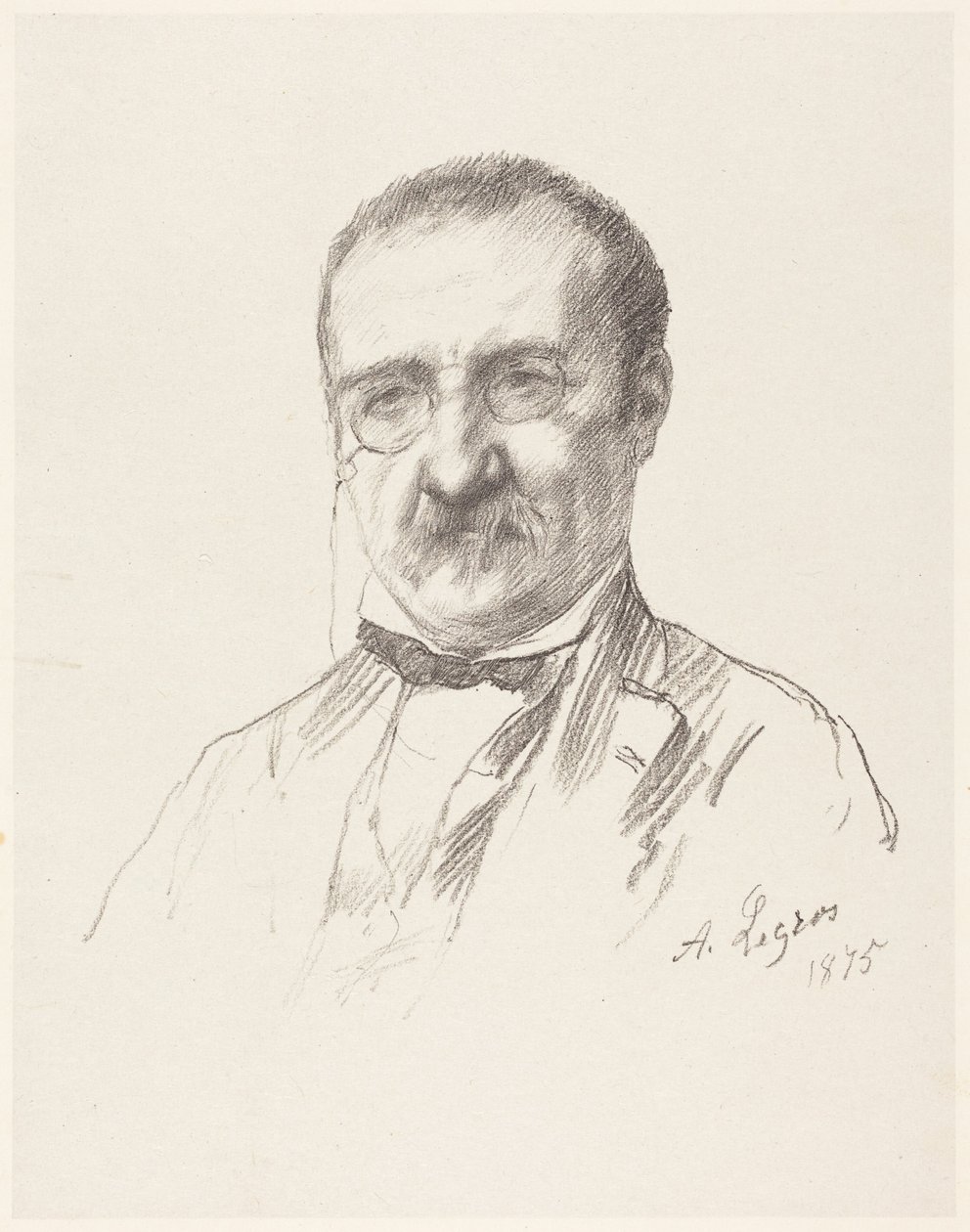 M. Champfleury alkotó: Alphonse Legros